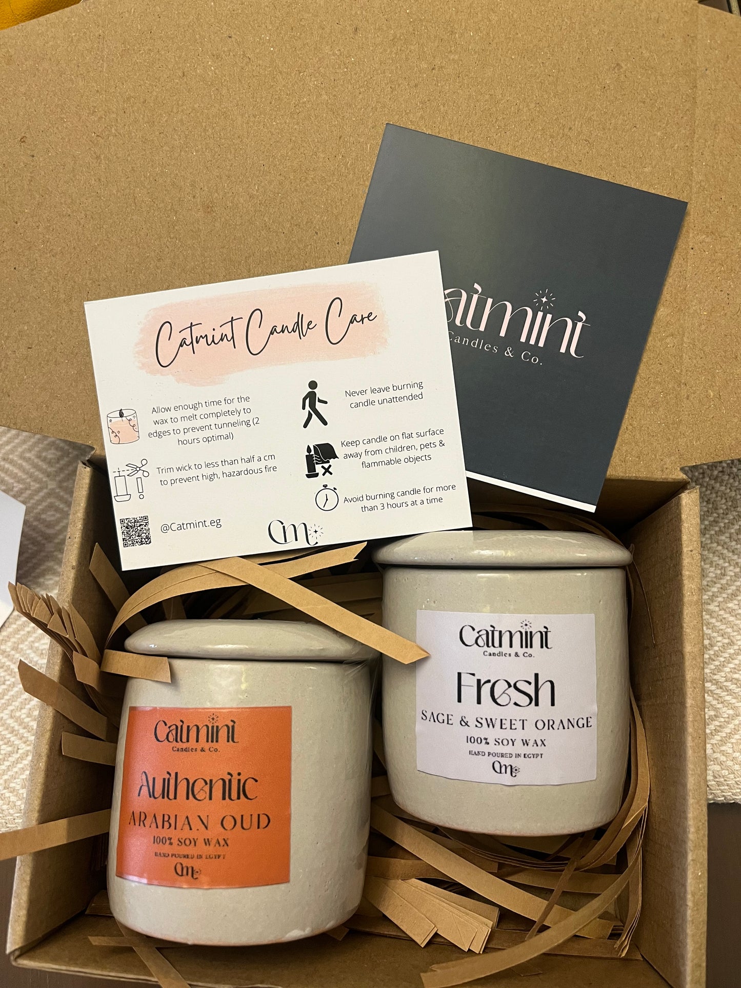 Beach Bonfire - Large Porcelain Candle