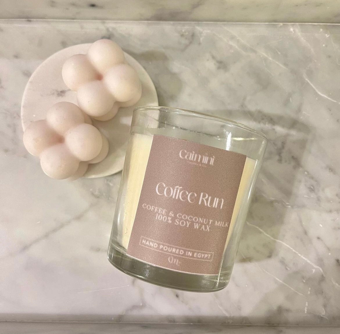 Coffee Run - Small Wooden-Top Candle